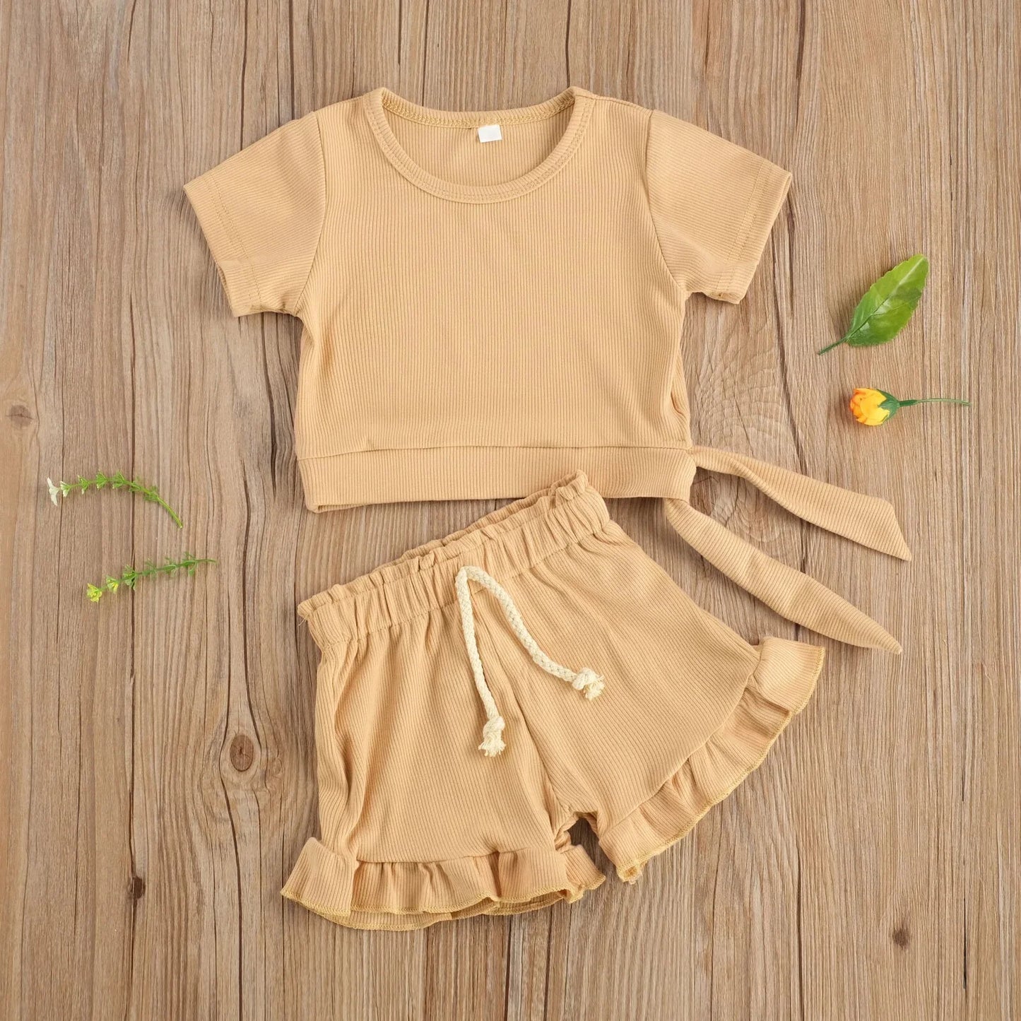 Cute Baby Girl 2-Piece Summer Set | Lightweight & Comfy