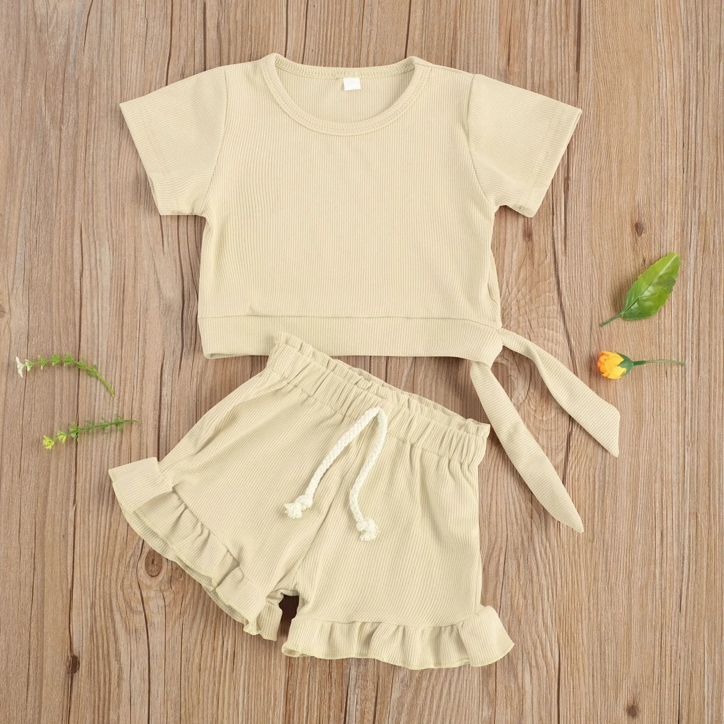 Cute Baby Girl 2-Piece Summer Set | Lightweight & Comfy