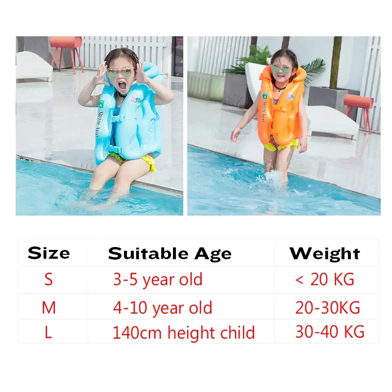 Baby Inflatable Life Vest | Safe Swimming Jacket