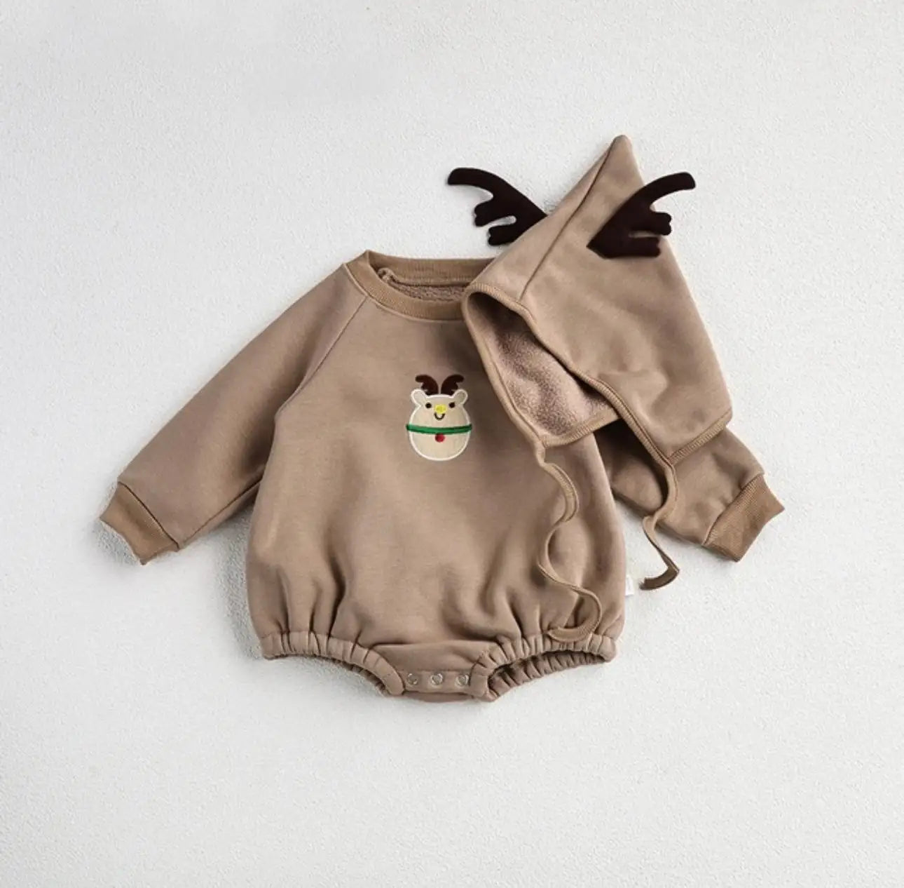 Festive Santa Baby Onesie | Cute Holiday Outfit