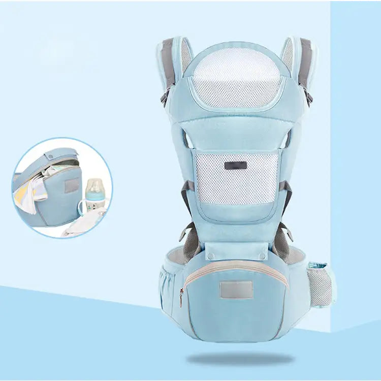 Versatile Baby Carrier & Waist Stool | Comfortable & Secure
