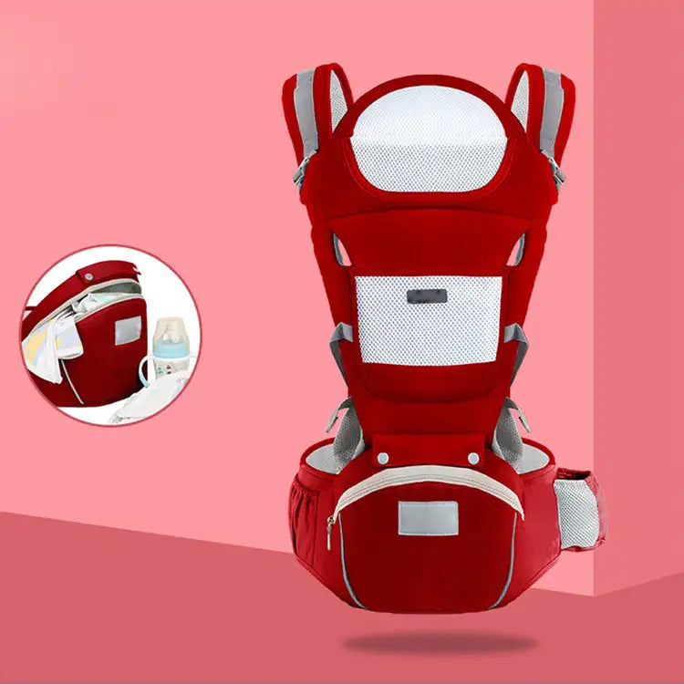 Versatile Baby Carrier & Waist Stool | Comfortable & Secure