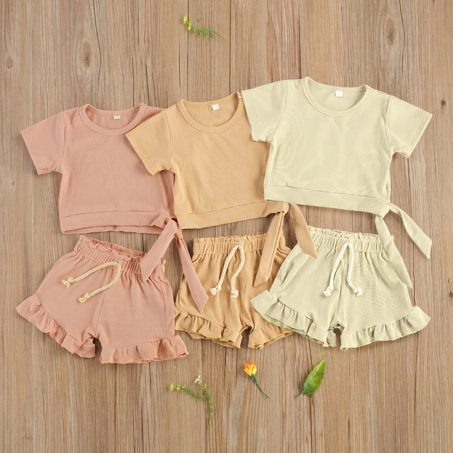 Cute Baby Girl 2-Piece Summer Set | Lightweight & Comfy
