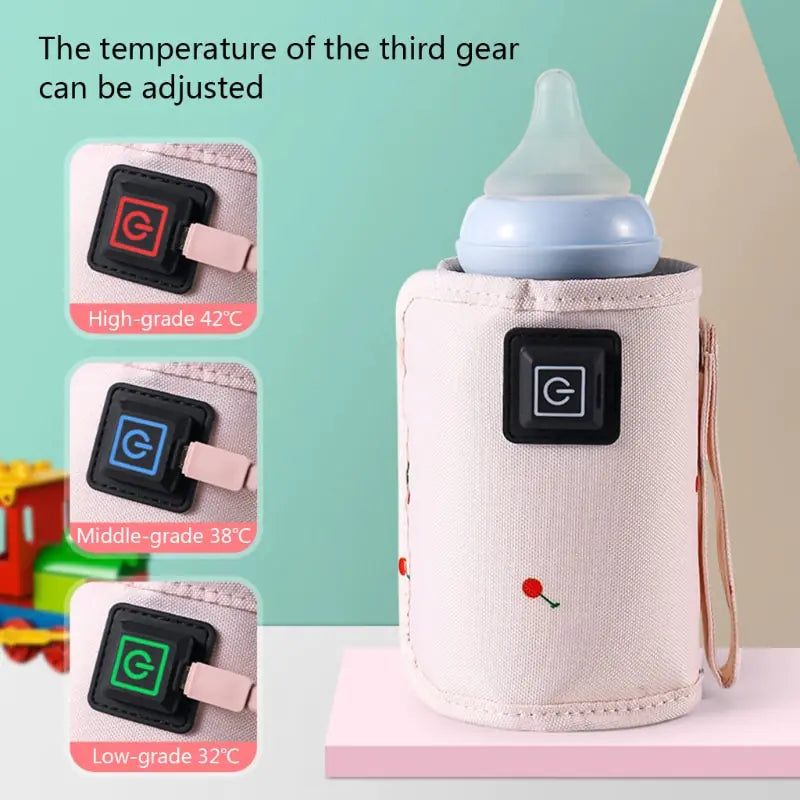 USB Baby Bottle Warmer Bag | Travel-Friendly & Convenient