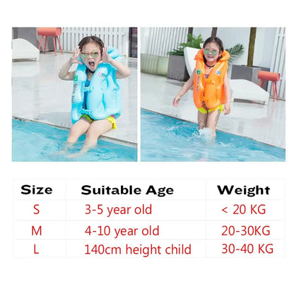 Baby Inflatable Life Vest | Safe Swimming Jacket