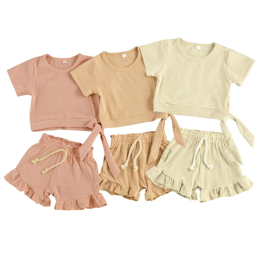 Cute Baby Girl 2-Piece Summer Set | Lightweight & Comfy