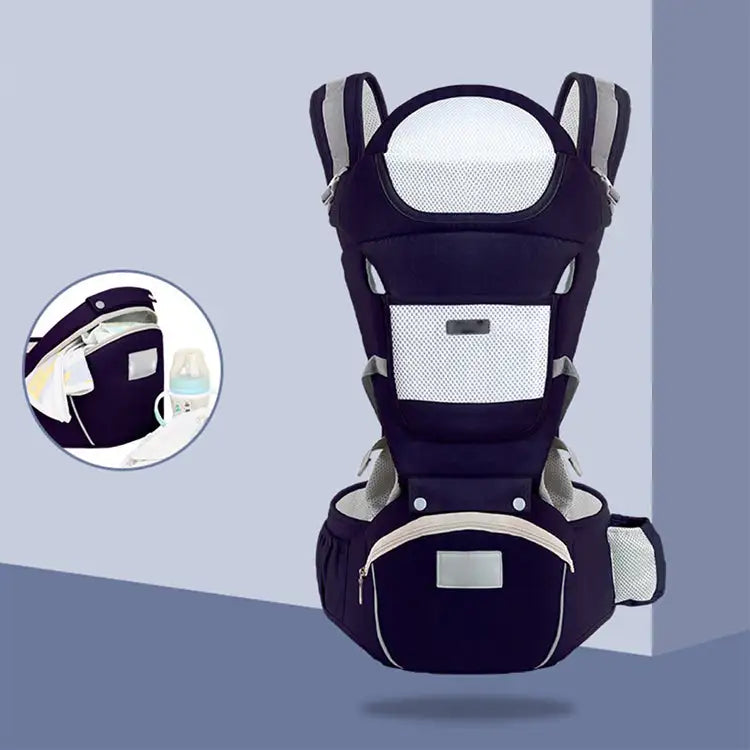 Versatile Baby Carrier & Waist Stool | Comfortable & Secure