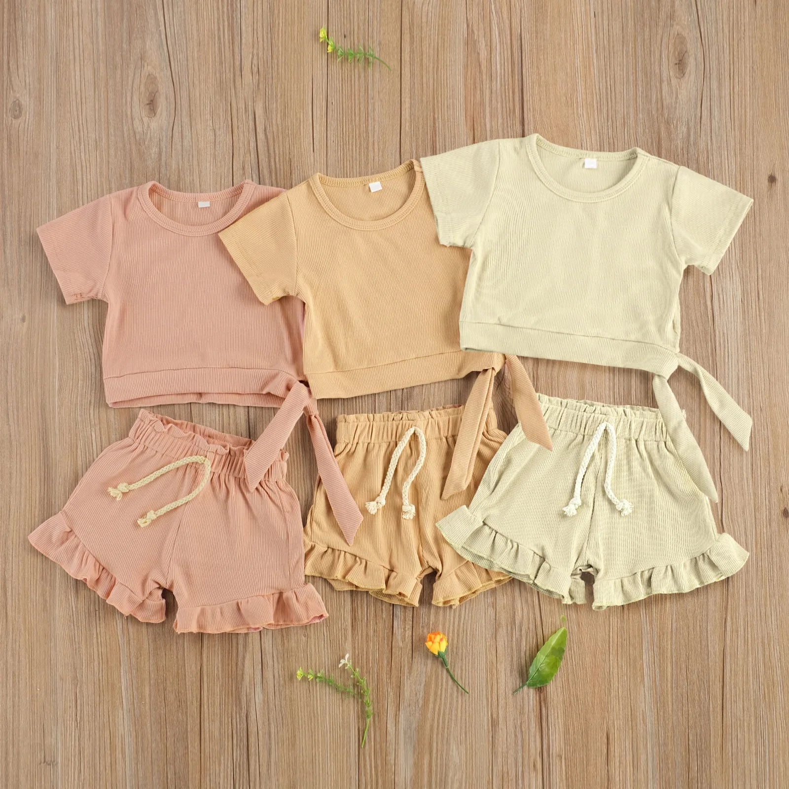 Cute Baby Girl 2-Piece Summer Set | Lightweight & Comfy