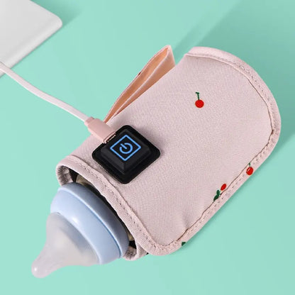 USB Baby Bottle Warmer Bag | Travel-Friendly & Convenient