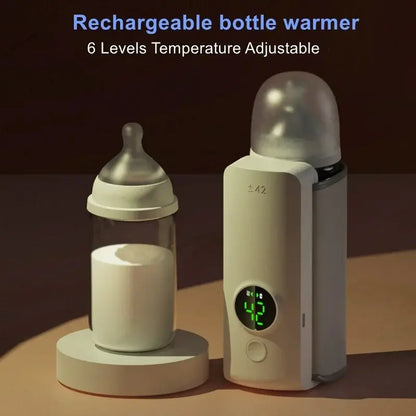 Portable Rechargeable Baby Bottle Warmer | Fast & Easy