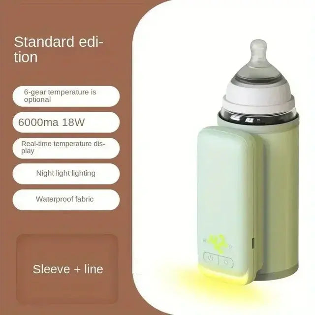 Portable Rechargeable Baby Bottle Warmer | Fast & Easy