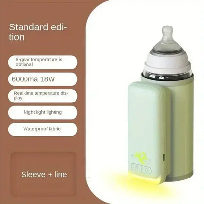 Portable Rechargeable Baby Bottle Warmer | Fast & Easy
