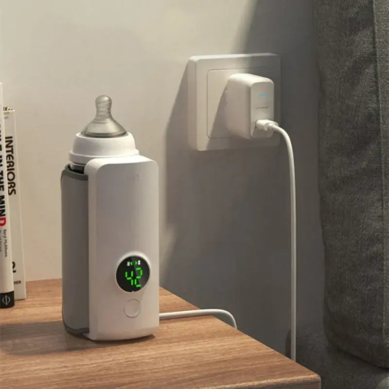 Portable Rechargeable Baby Bottle Warmer | Fast & Easy